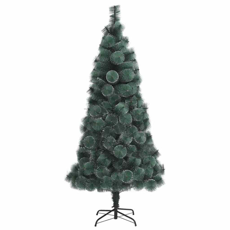 Vidaxl kunst kerstboom met verlichting groen 180 cm pet