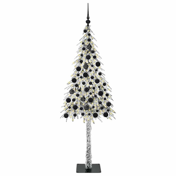 Vidaxl kerstboom met 300 led met standaard wit 180 cm pe en staal