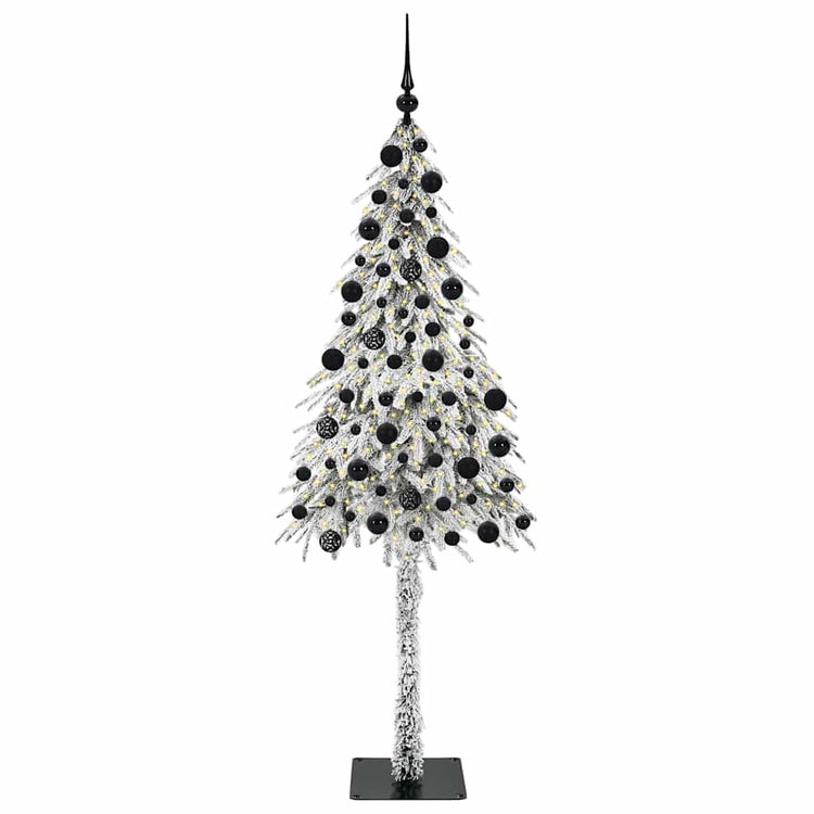 Vidaxl kerstboom met 300 led met standaard wit 210 cm pe en staal