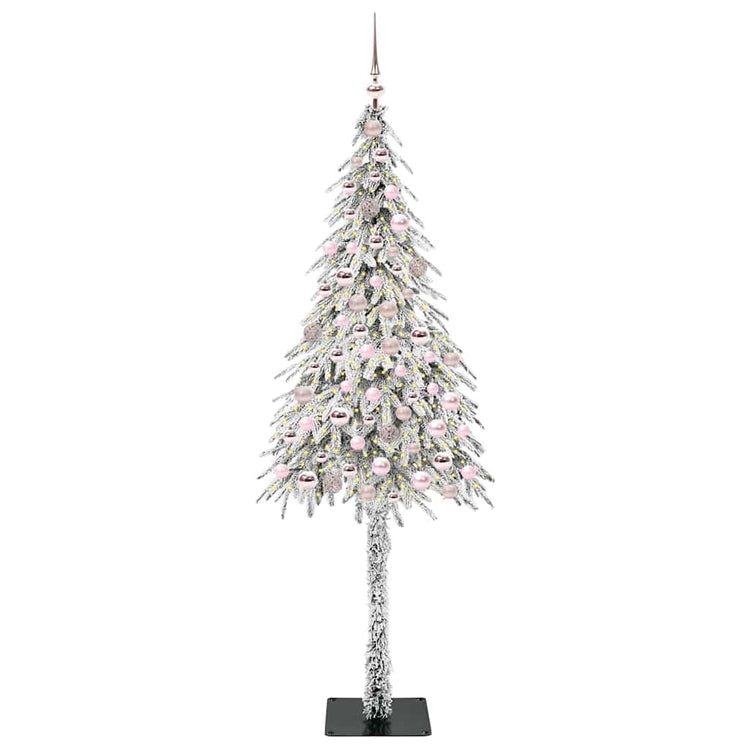 Vidaxl kerstboom met 300 led met standaard wit 210 cm pe en staal