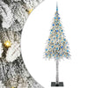 Vidaxl kerstboom met 300 led met standaard wit 210 cm pe en staal