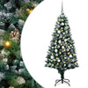 Vidaxl kunstkerstboom groen 180 cm pvc en staal en kunststof