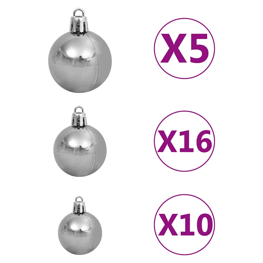 Vidaxl kunstkerstboom groen 180 cm pvc en staal en kunststof