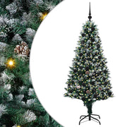 Vidaxl kunstkerstboom groen 180 cm pvc en staal en kunststof - afbeelding 2