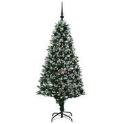 Vidaxl kunstkerstboom groen 180 cm pvc en staal en kunststof - afbeelding 3
