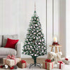 Vidaxl kunstkerstboom groen 180 cm pvc en staal en kunststof