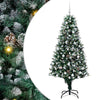 Vidaxl kunstkerstboom groen 180 cm pvc en staal en kunststof