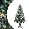 Vidaxl kunstkerstboom groen 180 cm pvc en staal en kunststof