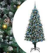Vidaxl kunstkerstboom groen 180 cm pvc en staal en kunststof - afbeelding 2