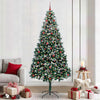Vidaxl kunstkerstboom groen 240 cm pvc en staal en kunststof