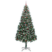 Vidaxl kunstkerstboom groen 240 cm pvc en staal en kunststof - afbeelding 3