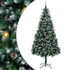 Vidaxl kunstkerstboom groen 240 cm pvc en staal en kunststof