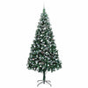 Vidaxl kunstkerstboom groen 240 cm pvc en staal en kunststof