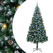 Vidaxl kunstkerstboom groen 240 cm pvc en staal en kunststof - afbeelding 2