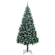 Vidaxl kunstkerstboom groen 240 cm pvc en staal en kunststof - afbeelding 3