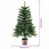 Vidaxl kerstboom met 150 led met standaard groen 65 cm pe - afbeelding 3