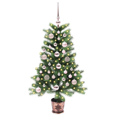 Vidaxl kerstboom met 150 led met standaard groen 90 cm pe
