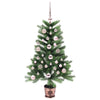 Vidaxl kerstboom met 150 led met standaard groen 90 cm pe