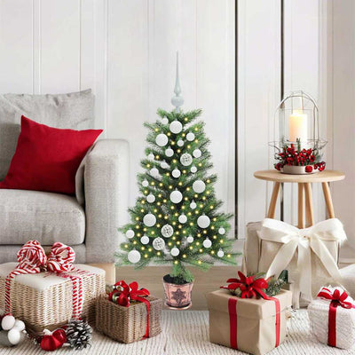 Vidaxl kerstboom met 150 led met standaard groen 90 cm pe