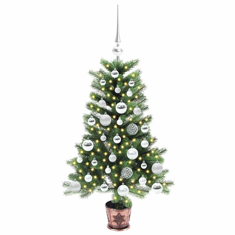 Vidaxl kerstboom met 150 led met standaard groen 90 cm pe