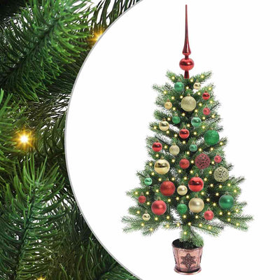 Vidaxl kerstboom met 150 led met standaard groen 90 cm pe