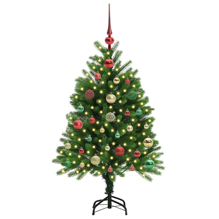 Vidaxl kerstboom met 150 led met standaard groen 120 cm pe