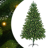 Vidaxl kerstboom met 300 led met standaard groen 180 cm pe - afbeelding 2