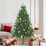 Vidaxl kerstboom met 300 led met standaard groen 180 cm pe - afbeelding 1