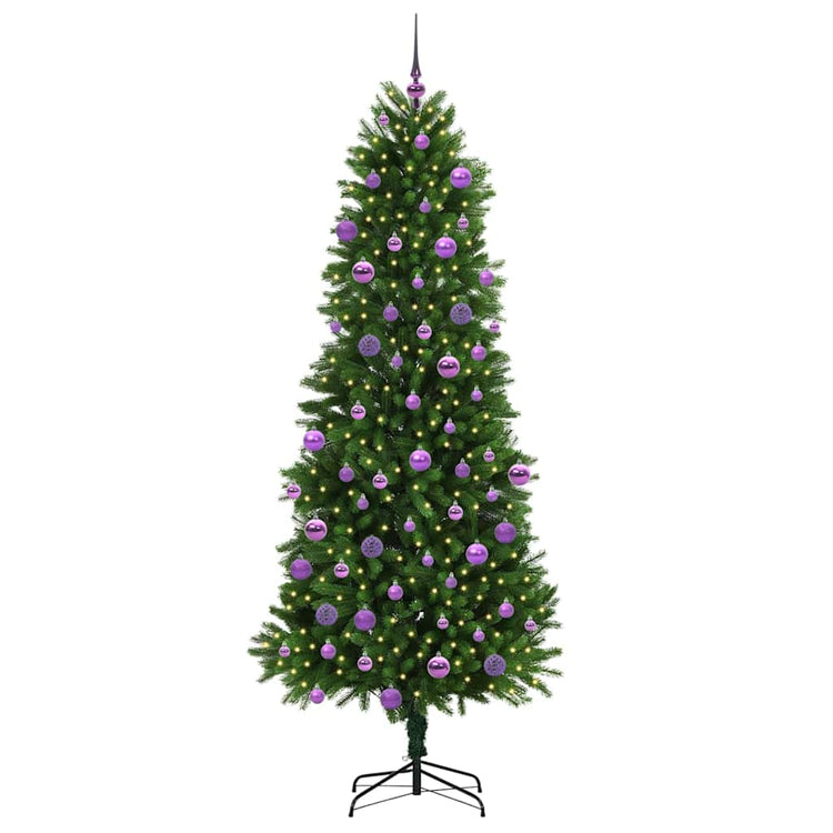 Vidaxl kerstboom met 300 led met standaard groen 240 cm pe
