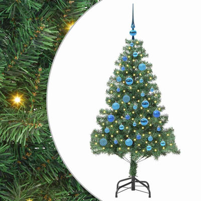 Vidaxl kerstboom met 150 led met standaard groen 150 cm pvc