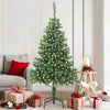 Vidaxl kerstboom met 300 led met standaard groen 180 cm pvc