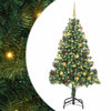 Vidaxl kerstboom met 300 led met standaard groen 180 cm pvc