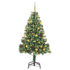Vidaxl kerstboom met 300 led met standaard groen 180 cm pvc