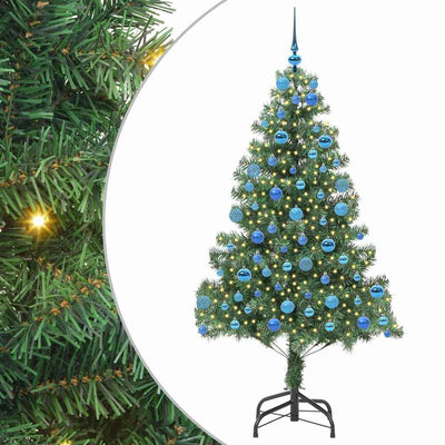 Vidaxl kerstboom met 300 led met standaard groen 180 cm pvc