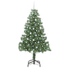 Vidaxl kerstboom met 300 led met standaard groen 210 cm pvc