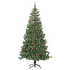 Vidaxl kerstboom met 300 led met standaard groen 240 cm pvc