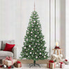 Vidaxl kerstboom met 300 led met standaard groen 240 cm pvc