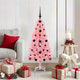 Vidaxl kerstboom roze 120 cm pvc