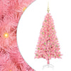 Vidaxl kerstboom met 150 led met standaard roze 150 cm pvc
