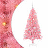 Vidaxl kerstboom met 150 led met standaard roze 150 cm pvc