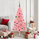 Vidaxl kerstboom roze 150 cm pvc