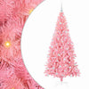 Vidaxl kerstboom met 300 led met standaard roze 180 cm pvc