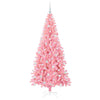 Vidaxl kerstboom met 300 led met standaard roze 180 cm pvc