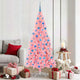 Vidaxl kerstboom roze 180 cm pvc
