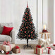 Vidaxl kerstboom zwart 150 cm pvc