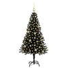 Vidaxl kerstboom met 150 led met standaard zwart 150 cm pvc