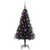 Vidaxl kerstboom met 150 led met standaard zwart 150 cm pvc