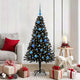 Vidaxl kerstboom zwart 150 cm pvc