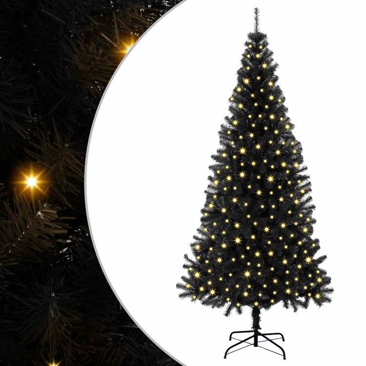 Vidaxl kerstboom zwart 180 cm pvc
