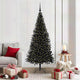 Vidaxl kerstboom zwart 180 cm pvc